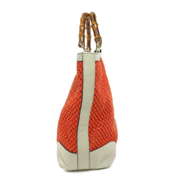 GUCCI 338965 Bamboo Handbag Leather Ladies - Picture 3 of 10
